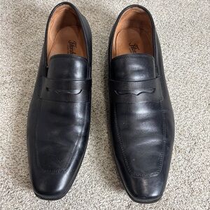 Florsheim Postino Moc Toe  Penny Loafer Mens 13EEE Black Leather Shoes